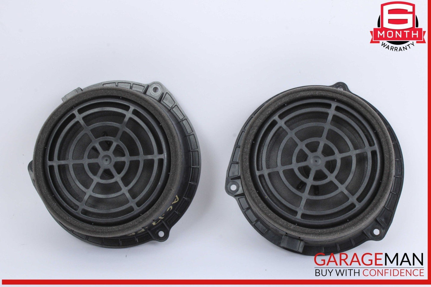 12-18 Audi A6 Rear Left and Right Side Door Audio Sound Speaker Set 4G0035411
