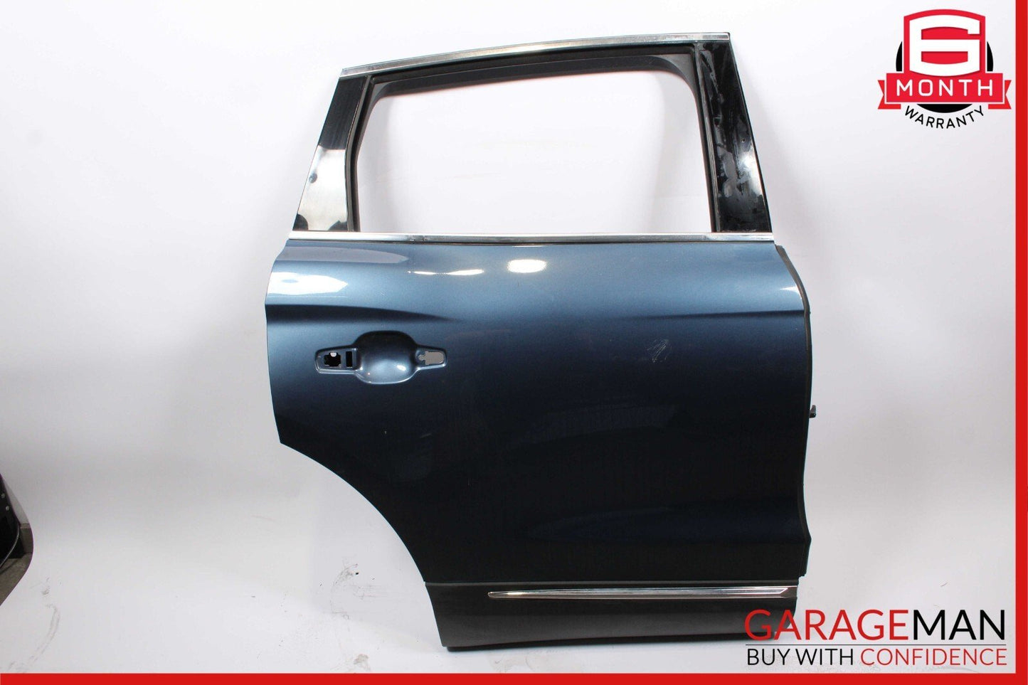19-21 Lincoln Nautilus Rear Right Side Exterior Door Shell Panel Frame Blue OEM
