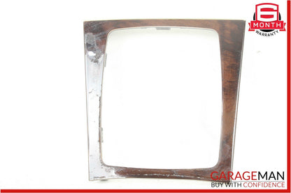 10-13 Mercedes W207 E350 E550 Center Console Shift Shifter Bezel Trim Wood OEM