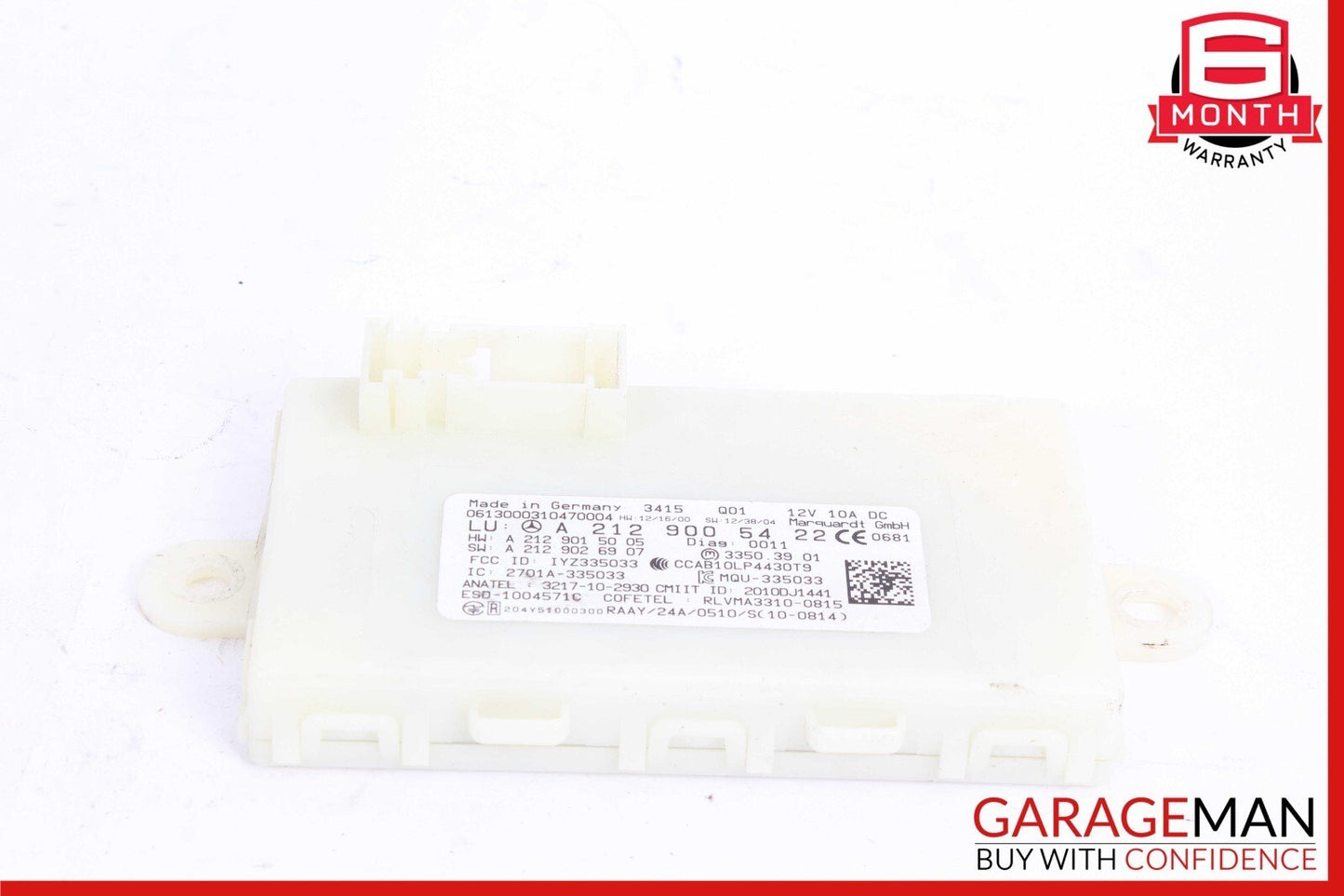 12-20 Mercedes W117 CLA250 SL550 E250 Keyless Go Entry Control Module Unit