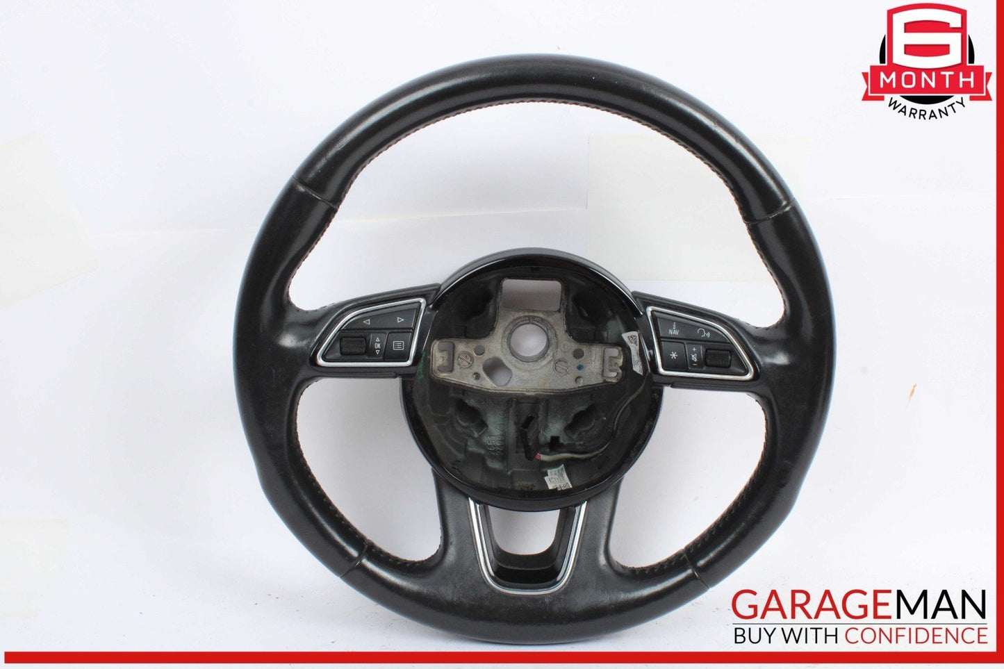 15-18 Audi Q3 Front Left Driver Side Steering Wheel Black 4L0419689A OEM