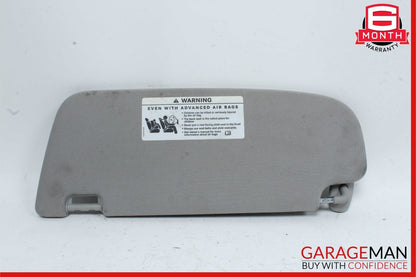 Mercedes W221 S550 Front Right Sun Visor Shade Sunvisor Grey Suede OEM