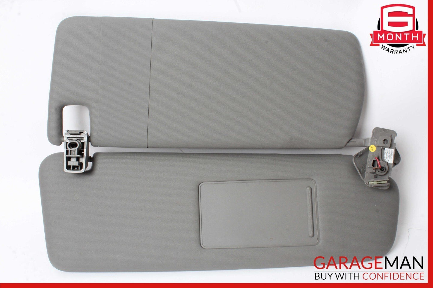 11-18 Porsche Cayenne 958 S Front Right Side Sun Visor Shade Cover Gray OEM