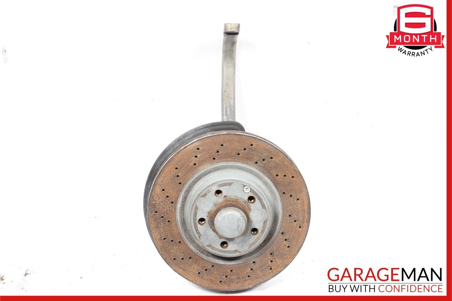 03-09 Mercedes W211 E350 RWD Front Left Spindle Knuckle Hub w/ Brake Rotor Disc