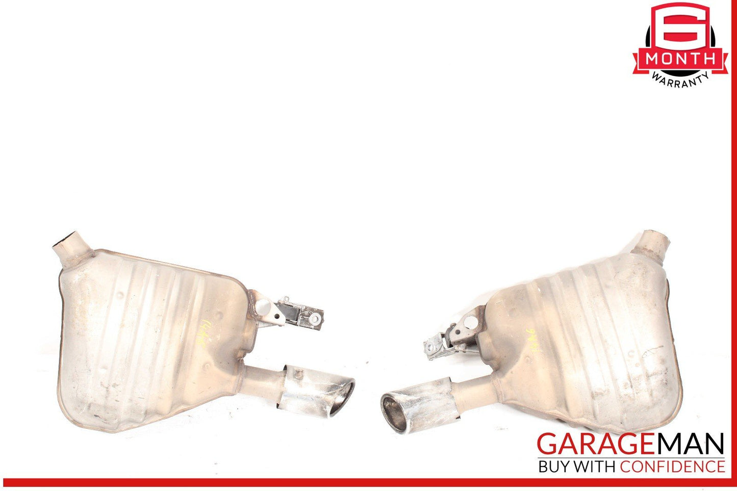 12-15 Audi A6 2.0L Exhaust Muffler Mufflers Set  OEM