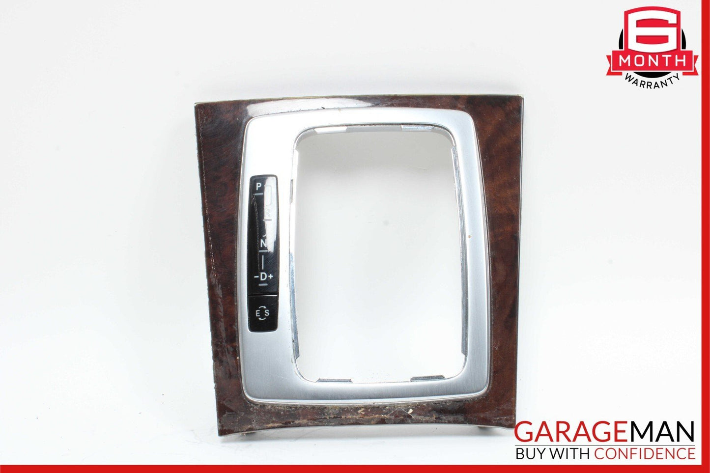 08-15 Mercedes W204 C250 Center Console Shifter Trim Cover Panel Bezel Wood Assy
