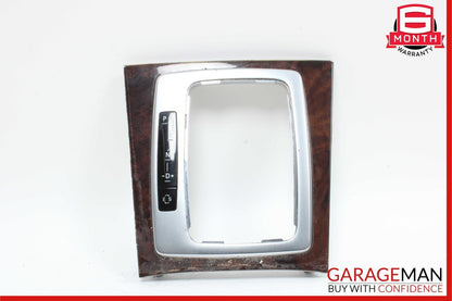 08-15 Mercedes W204 C250 Center Console Shifter Trim Cover Panel Bezel Wood Assy