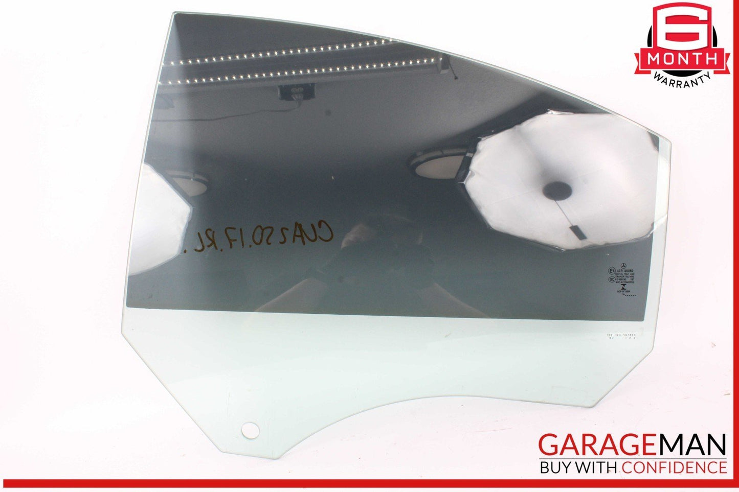 14-18 Mercedes W117 CLA250 Rear Left Driver Side Door Window Glass OEM