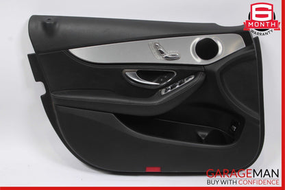 15-20 Mercedes W205 C300 Front Left Driver Side Interior Door Panel Cover OEM