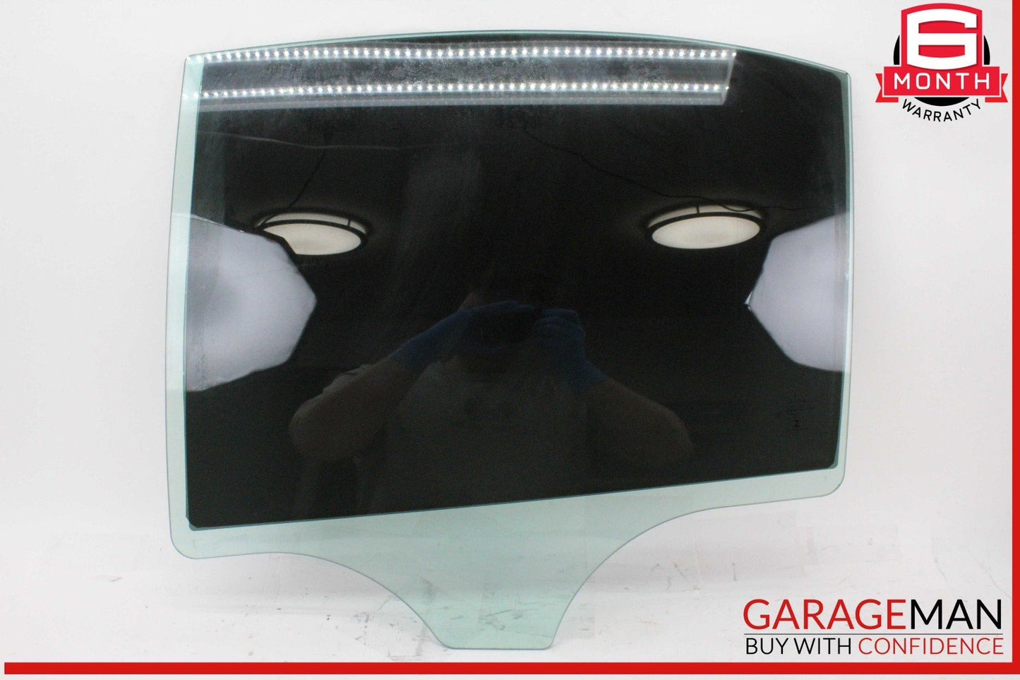 15-21 Mercedes W205 C300 C400 Rear Left Side Door Window Glass OEM