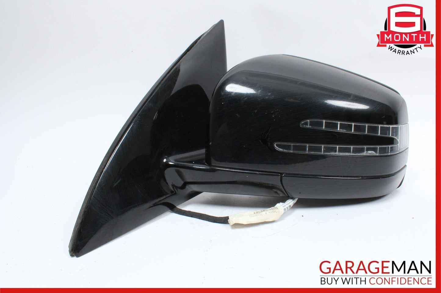 11-13 Mercedes W251 R350 Front Driver Left Side Mirror Door Rear View Black OEM