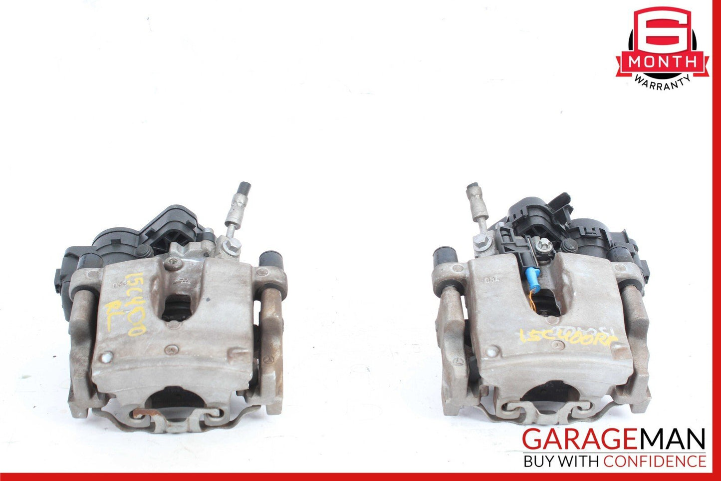 15-20 Mercedes W205 C400 Rear Brake Calipers Left & Right w/ Actuator Set OEM
