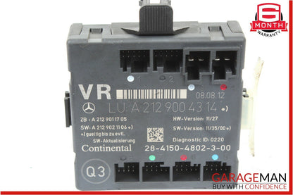 08-14 Mercedes W204 C300 C350 Front Right Side Door Control Module Unit