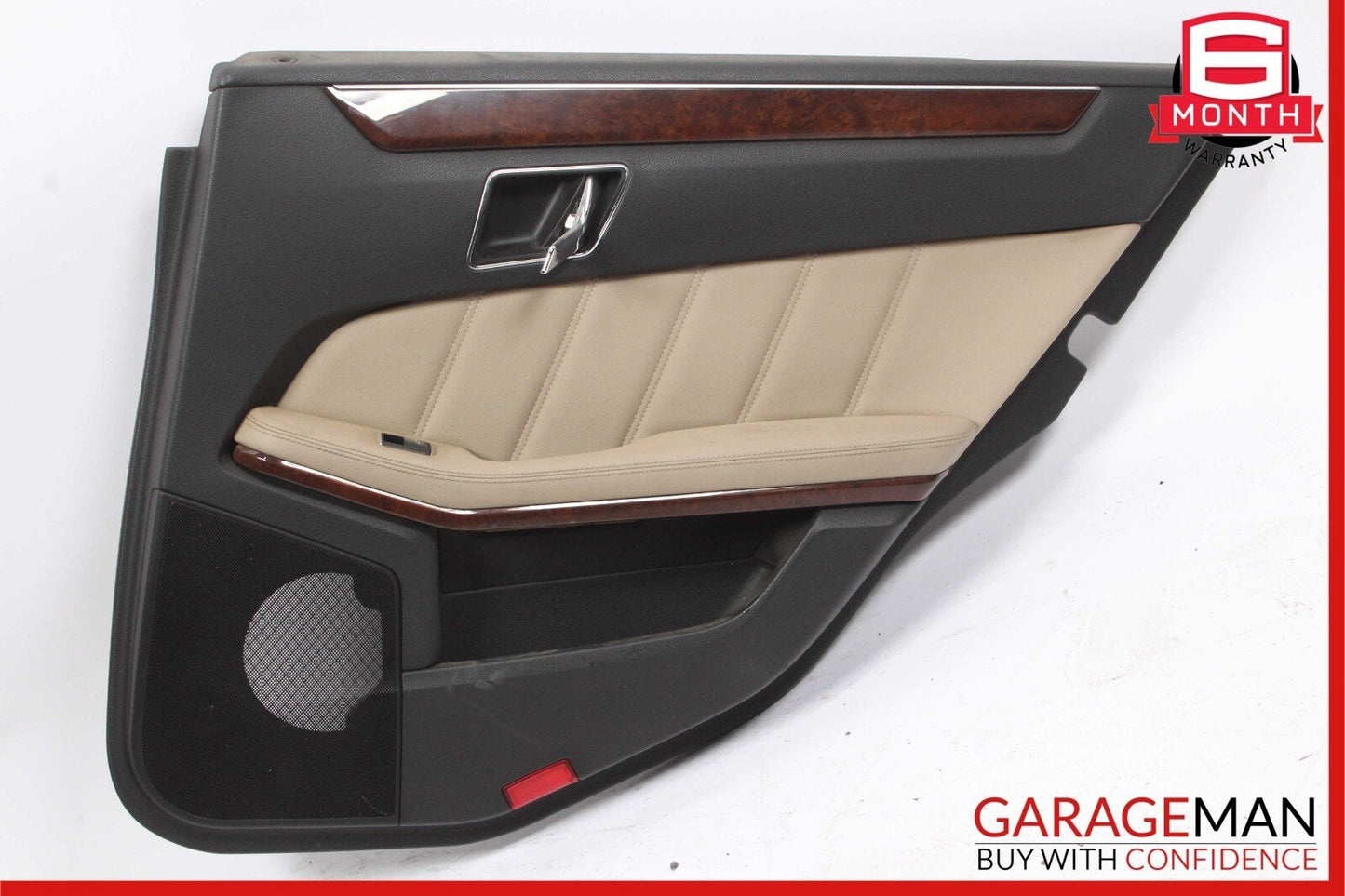 10-13 Mercedes W212 E550 Rear Right Side Interior Door Panel Assembly Beige