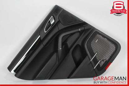 11-18 Porsche Cayenne 958 Rear Left Driver Side Interior Door Panel Assy Black