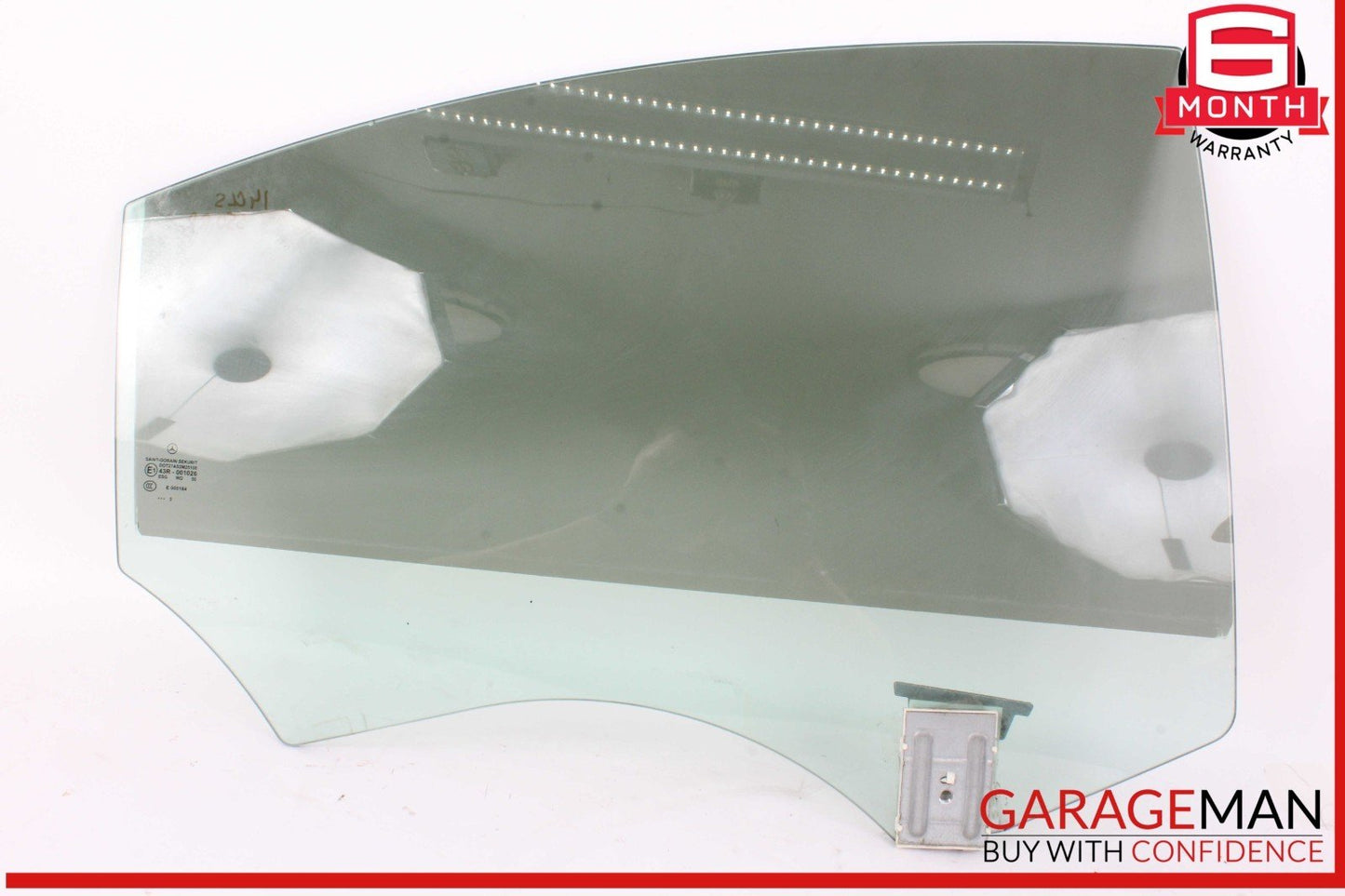 12-18 Mercedes W218 CLS550 Rear Right Passenger Side Door Window Glass OEM