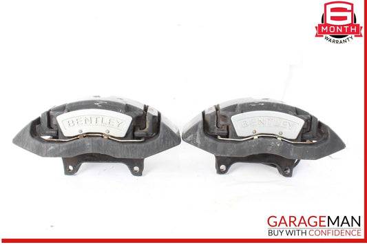03-13 Bentley Continental GTC Front Brake Calipers Left and Right Side Set OEM