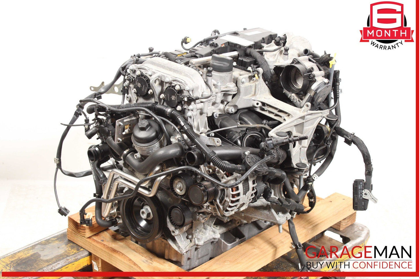 15-20 Mercedes W205 C300 4Matic Engine Motor Block Assembly OEM 79k