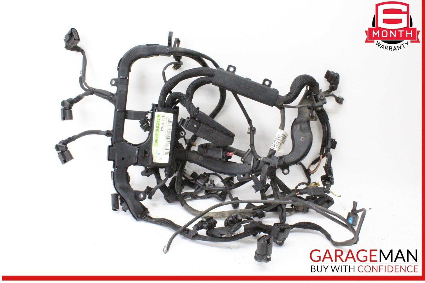 06-11 Mercedes W164 ML350 4MATIC Engine Motor Wire Wiring Harness 2721508733 OEM