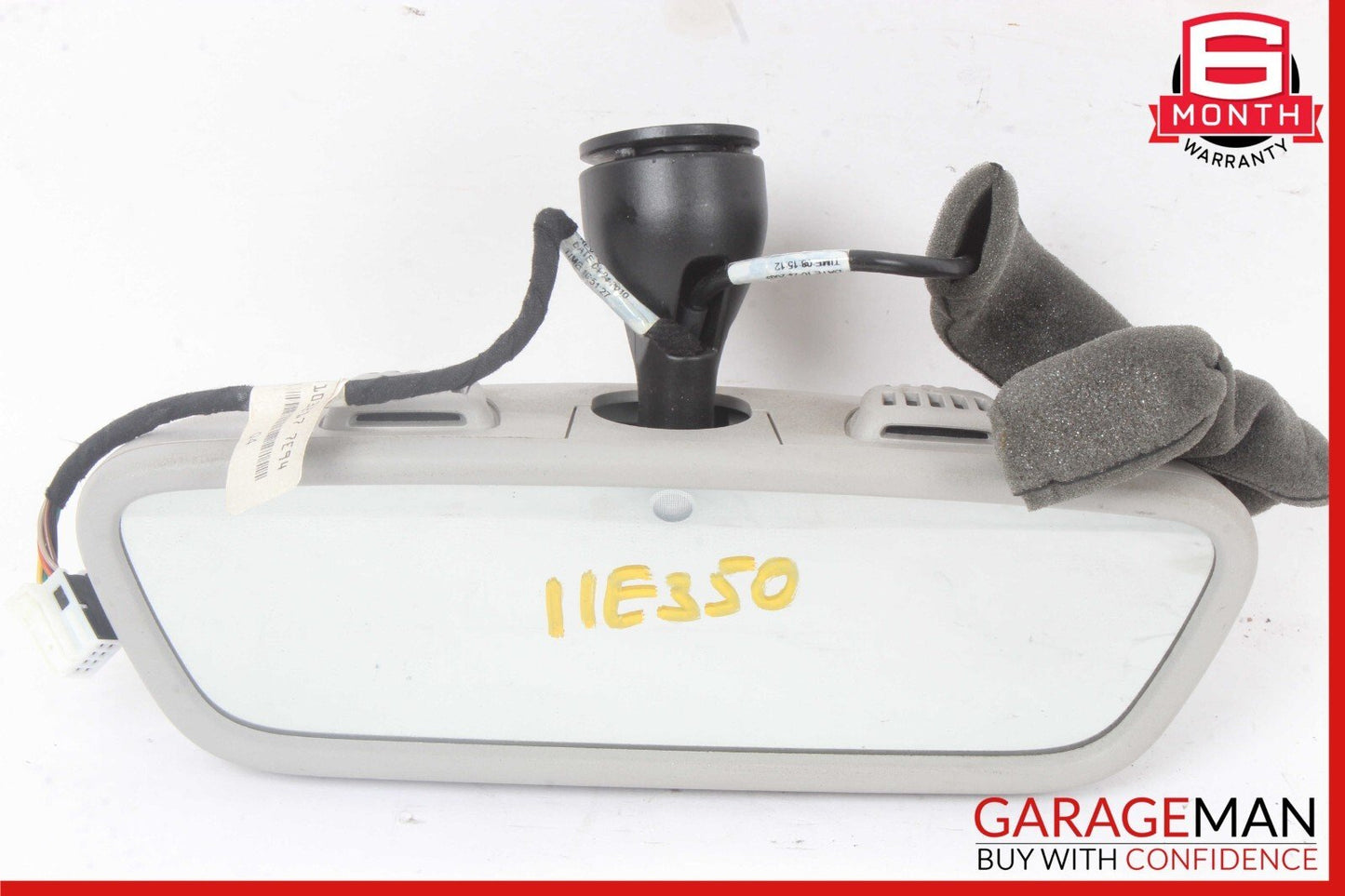 11-13 Mercedes W207 E350 Interior Top Upper Rear View Mirror Assembly Grey OEM