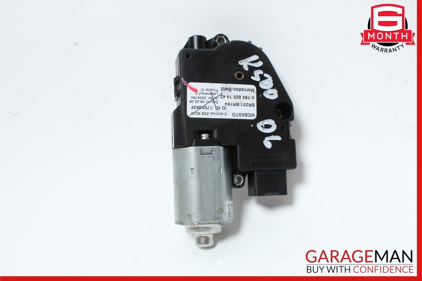 06-13 Mercedes R350 ML350 GL450 Pano Panoramic Sunroof Sun Roof Motor Unit