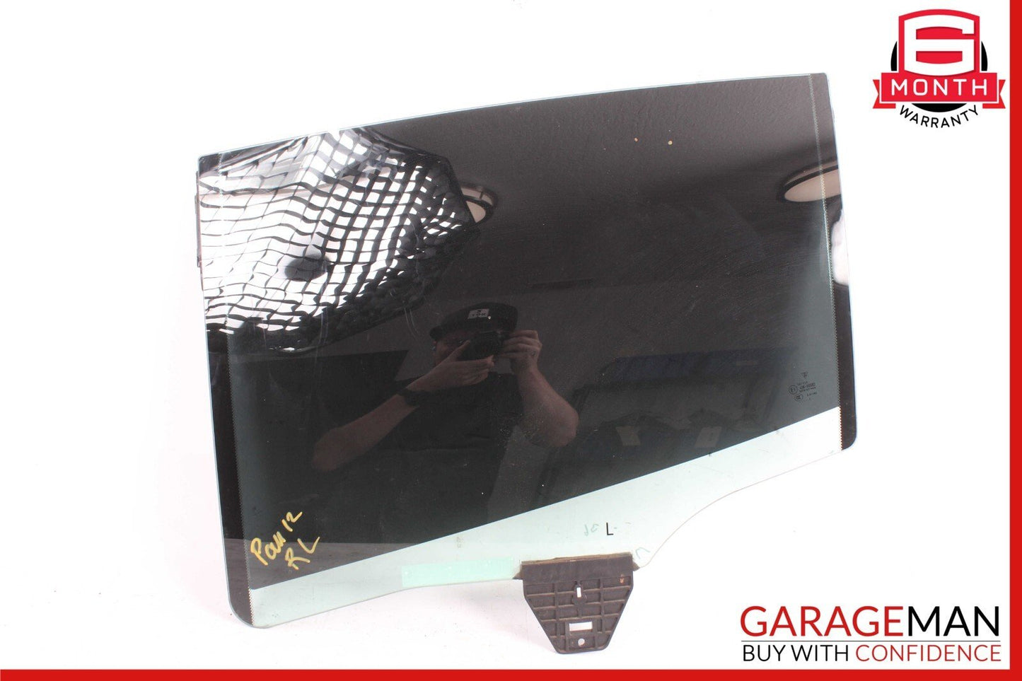 10-16 Porsche Panamera 970 Rear Left Driver Side Door Window Glass OEM
