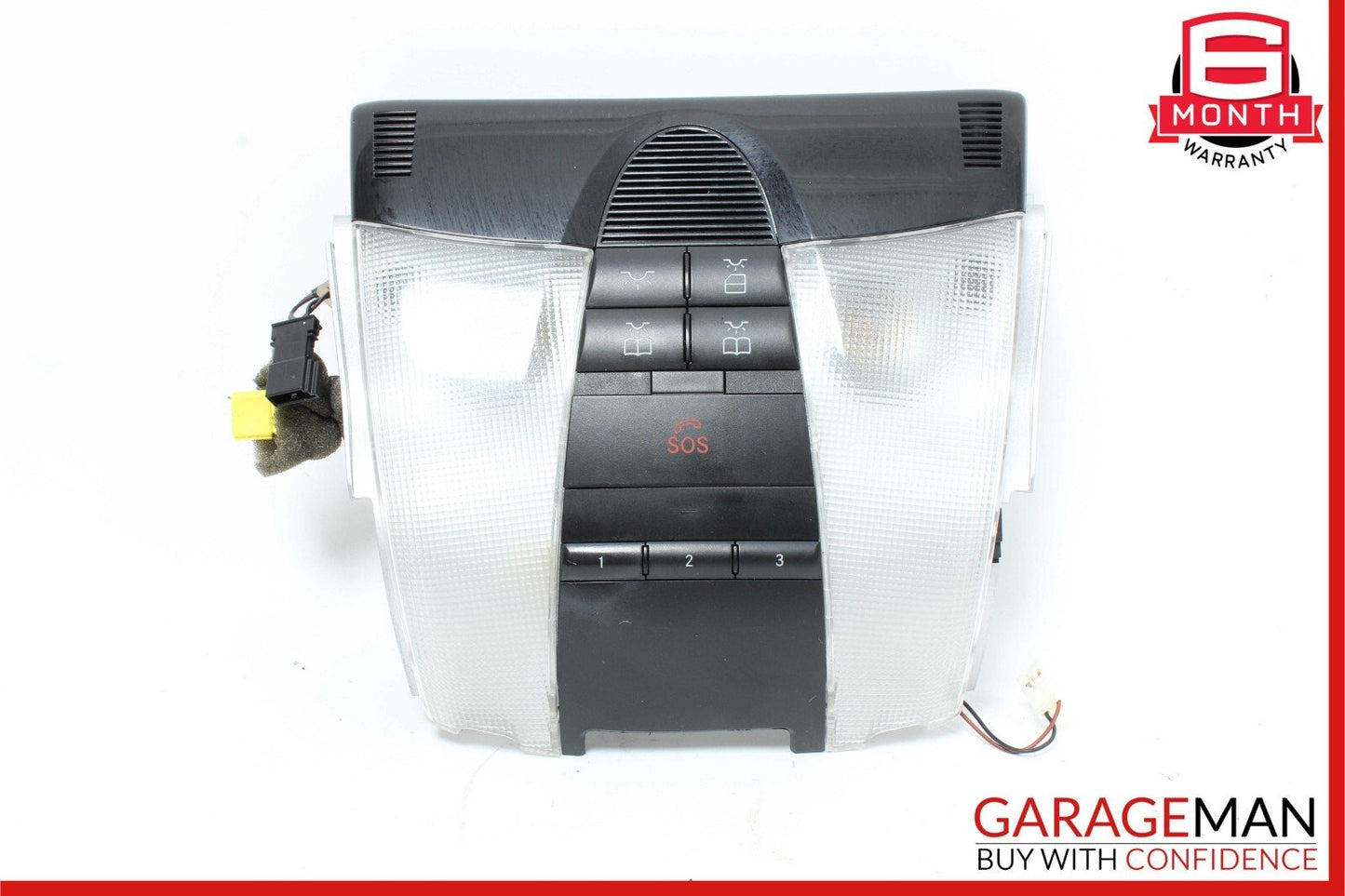 05-11 Mercedes R171 SLK350 SLK280 Overhead Reading Dome Light Lamp Black OEM