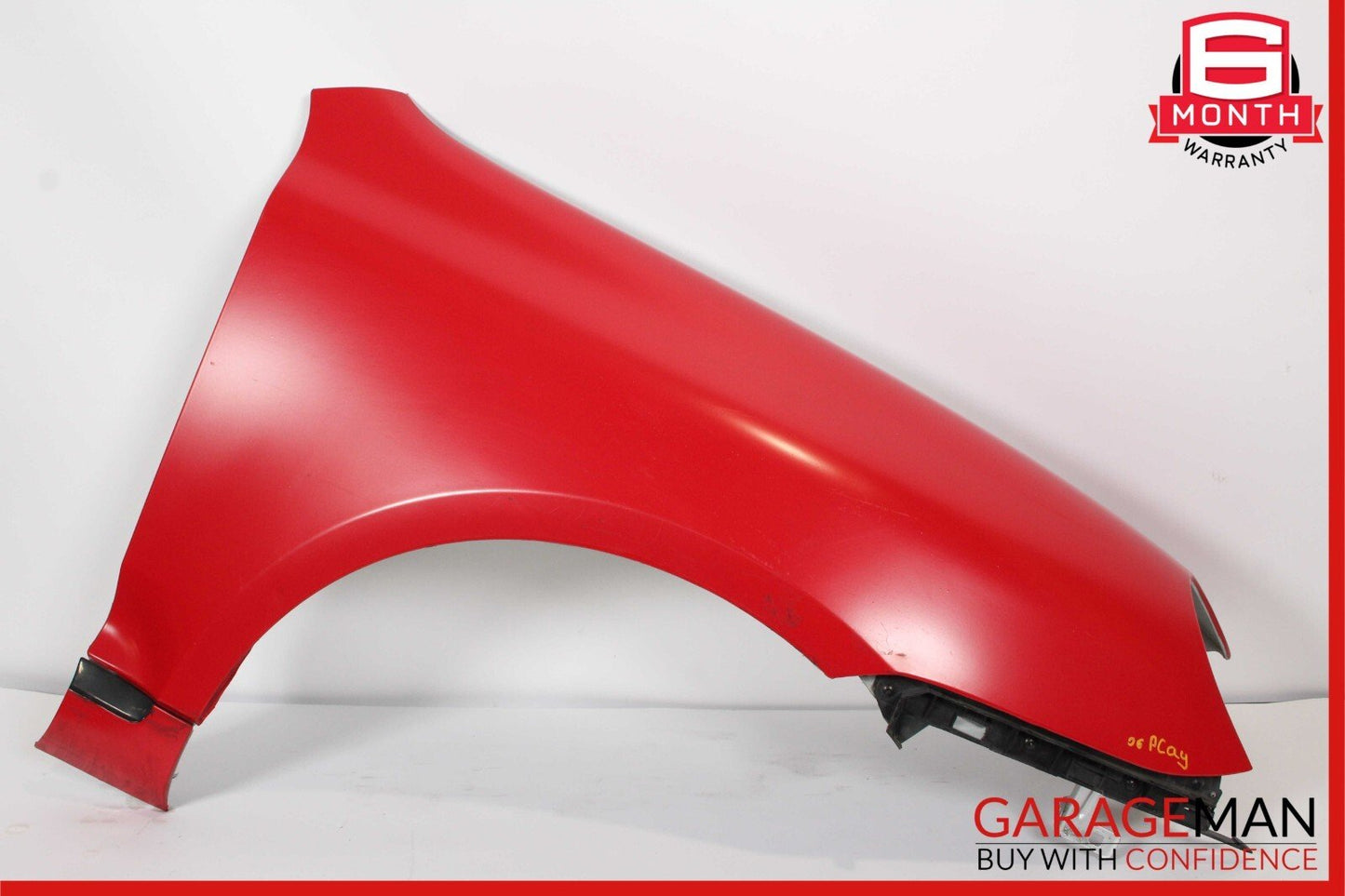 03-06 Porsche Cayenne 955 Front Right Side Wing Fender Panel Cover Red