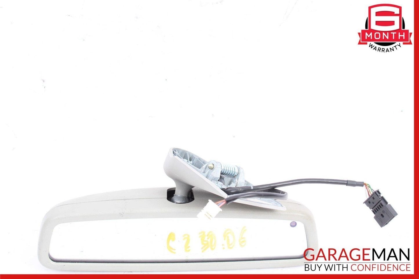 01-09 Mercedes W203 C240 CLK320 Interior Top Upper Rear View Mirror Grey OEM