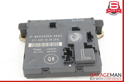 03-06 Mercedes W211 E320 E350 E500 Door Control Module Rear Left 2118201526 OEM