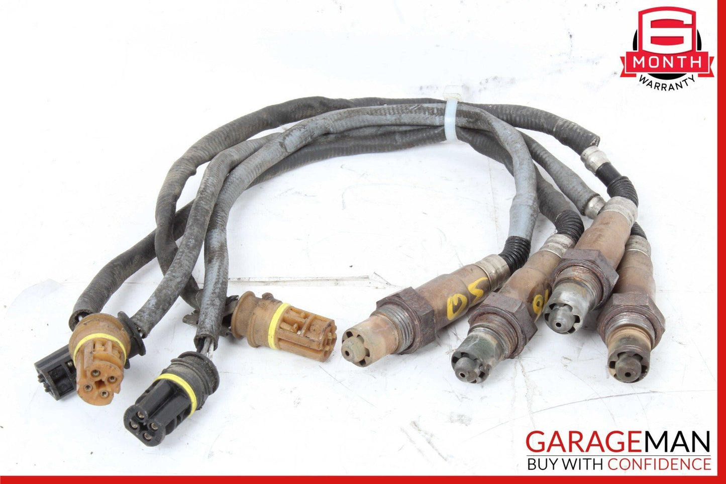 03-06 Mercedes R230 SL500 SL55 AMG Oxygen O2 Sensor Lambda Set of 4 Pc
