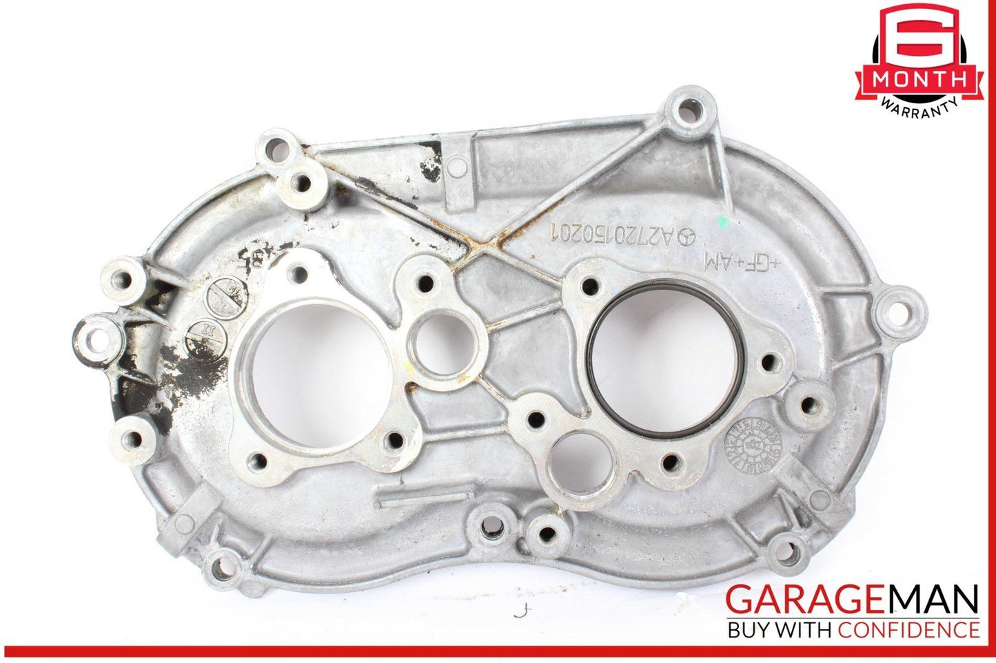 05-13 Mercedes W221 S400 Hybrid Front Left Side Engine Timing Chain Cover Plate