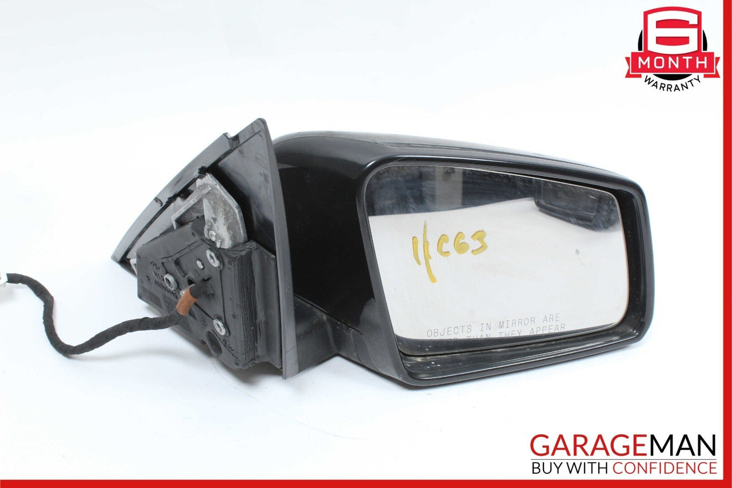 10-14 Mercedes W204 C63 AMG Front Right Side Mirror Door Rear View Glass Black