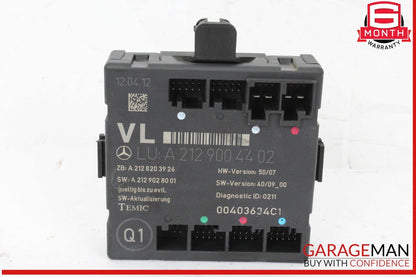 08-18 Mercedes W212 E350 SLK350 E400 Front Left Side Door Control Module OEM