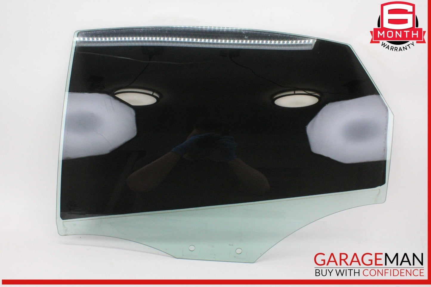 12-18 Audi A6 S6 Rear Left Driver Side Door Window Glass OEM