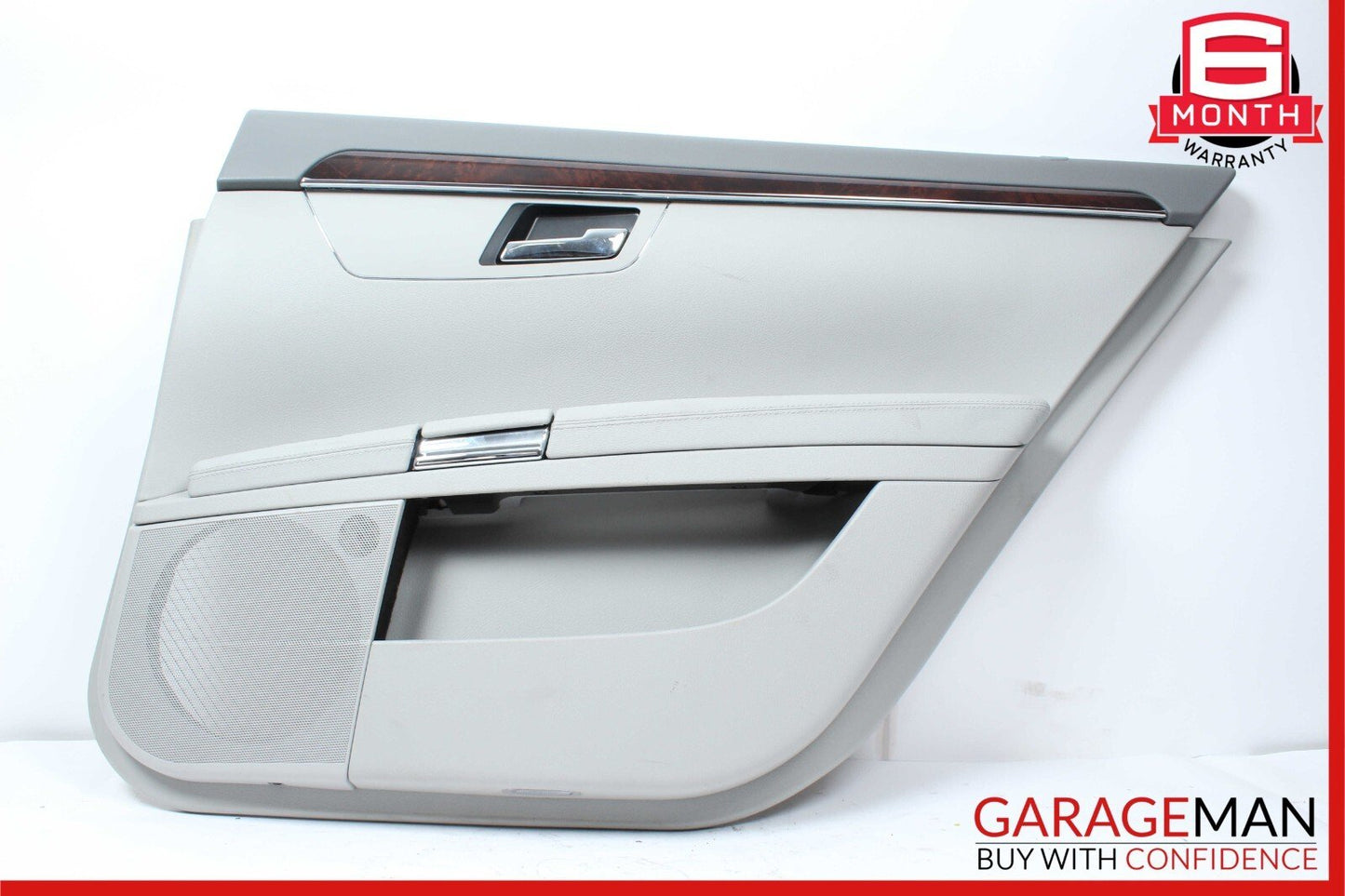 10-13 Mercedes W221 S550 S500 Rear Right Passenger Interior Door Panel Grey OEM
