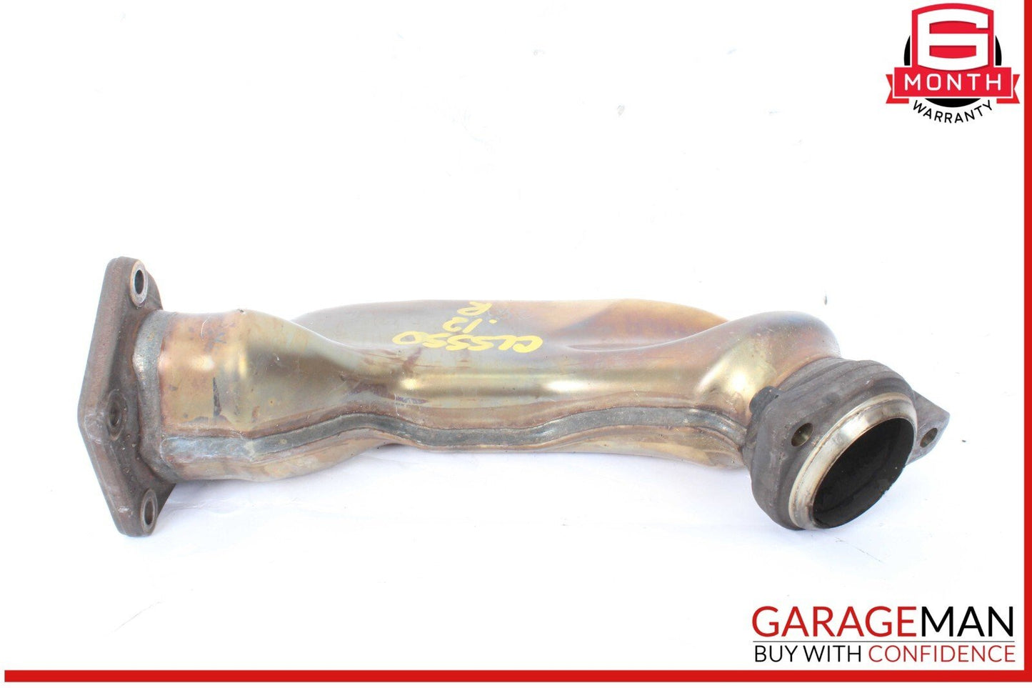 12-18 Mercedes W218 CLS550 4.6L Right Exhaust Pipe Adapter 2781400808 OEM