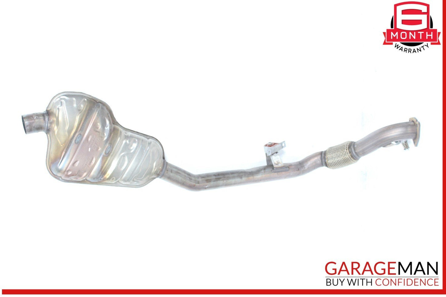 18-25 Audi Q5 2.0L Hybrid Front Resonator Exhaust Pipe Muffler Silencer OEM