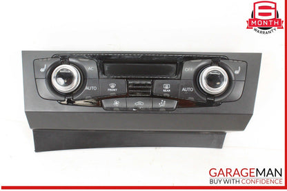 13-17 Audi A4 Q5 A5 Front A/C AC Climate Control Switch Panel Assembly OEM