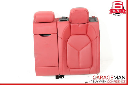 15-24 Porsche Macan 95B Rear Left Top Upper Seat Cushion Assembly Red OEM
