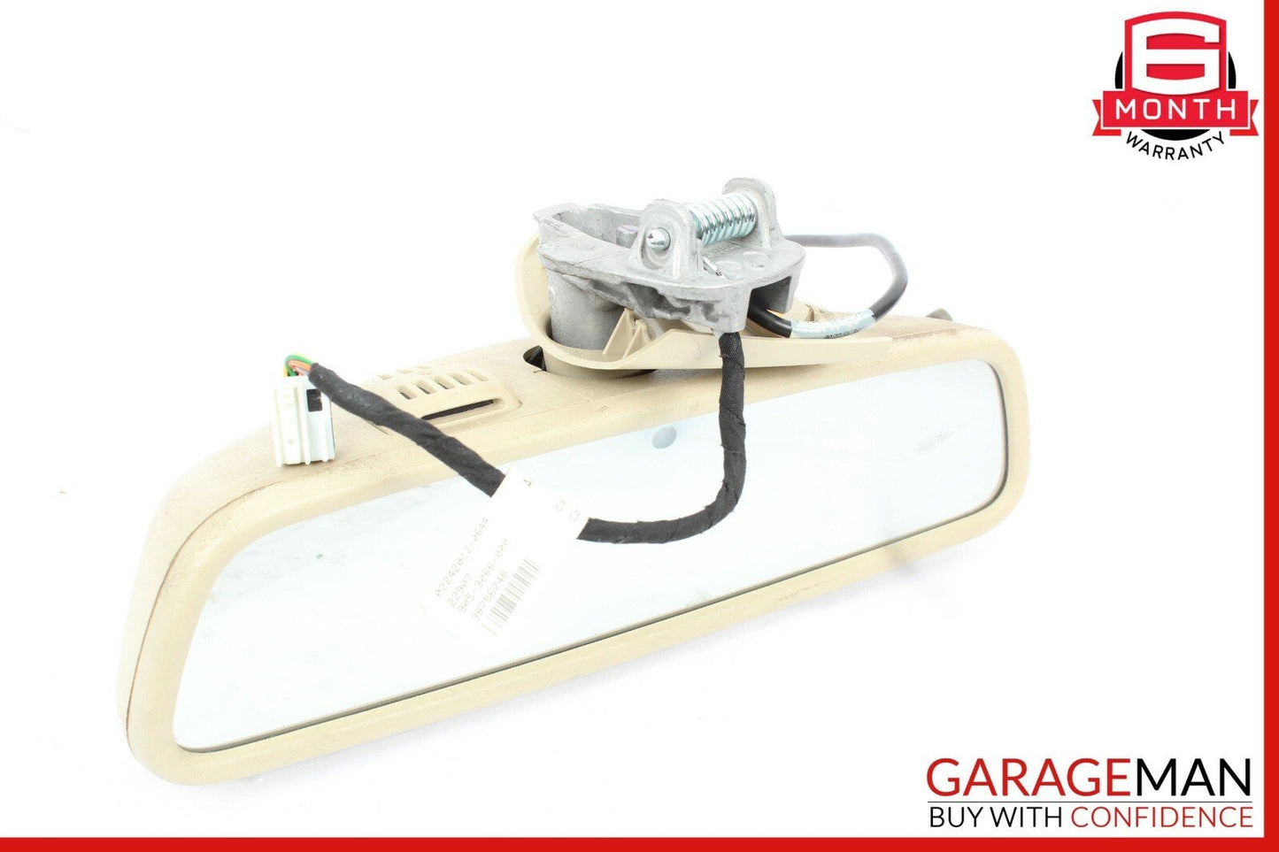 08-14 Mercedes W204 C300 C250 Interior Upper Rear View Mirror Beige OEM
