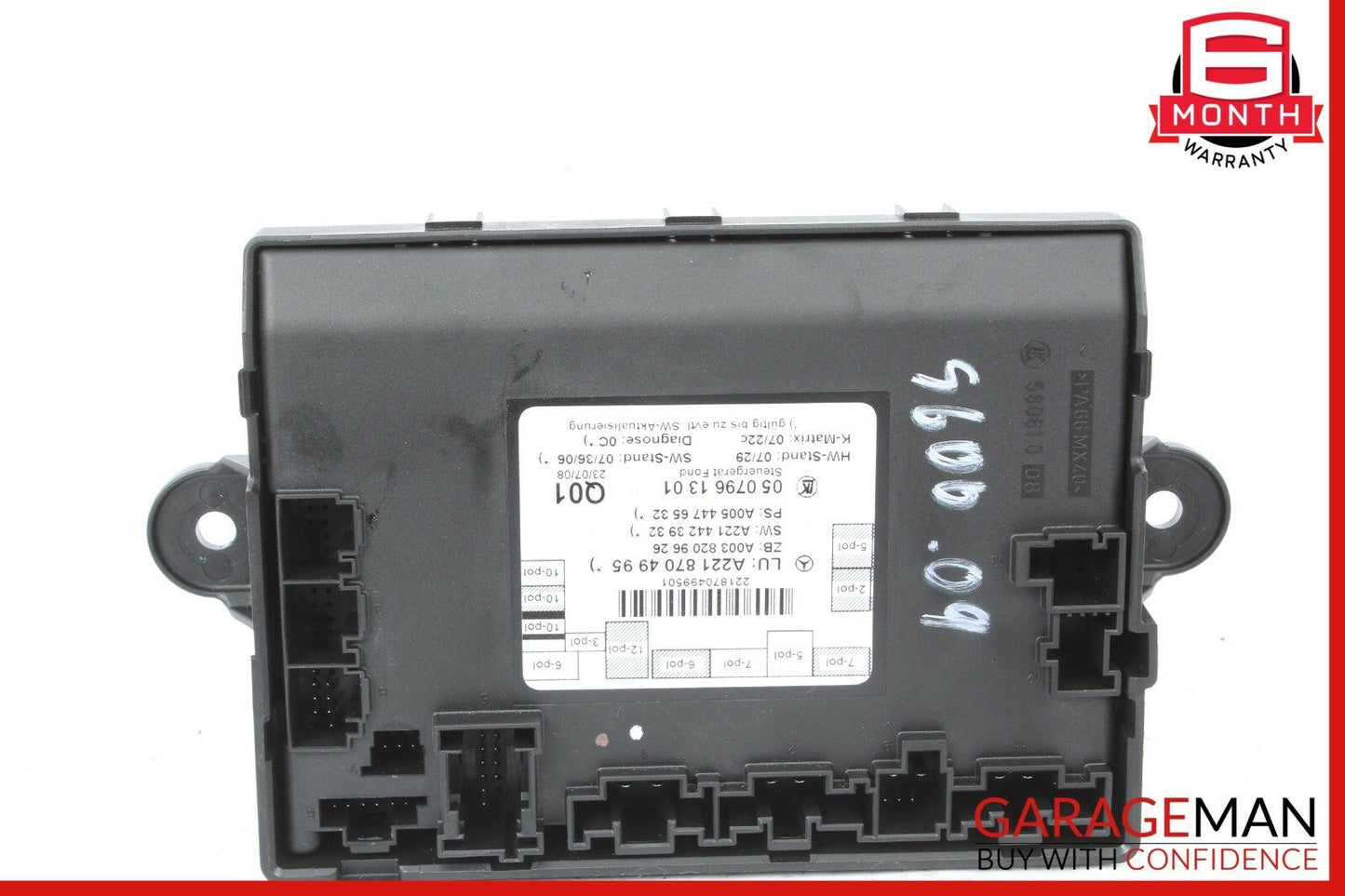 07-13 Mercedes W221 S600 S550 S65 AMG Rear Door Control Module 2218704995 OEM