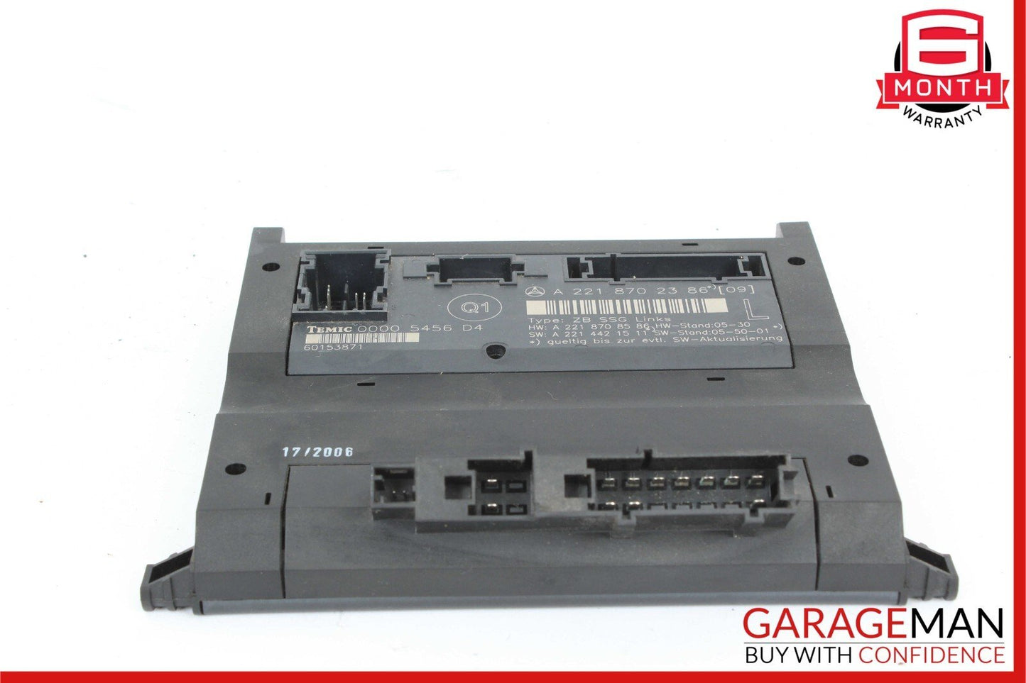 07-13 Mercedes W221 S550 S63 Front Left Driver Side Under Seat Control Unit OEM