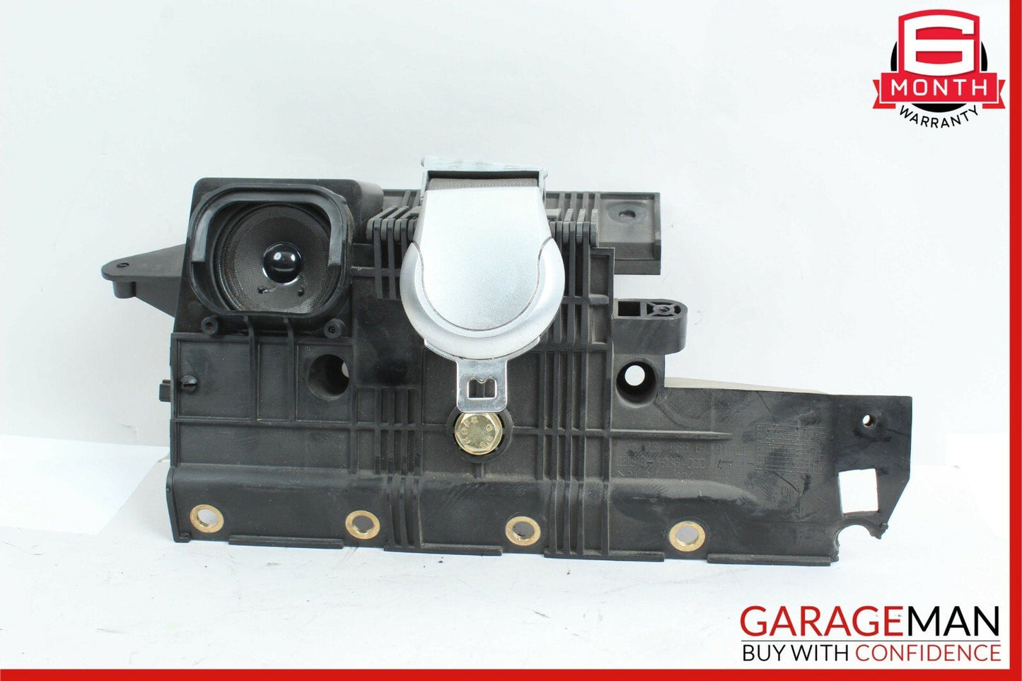 03-08 Mercedes R230 SL500 Rear Left Seat Belt Retractor Speaker Luggage Assembly