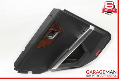 10-15 Mercedes X204 GLK350 Rear Left Driver Interior Door Panel Assembly Black