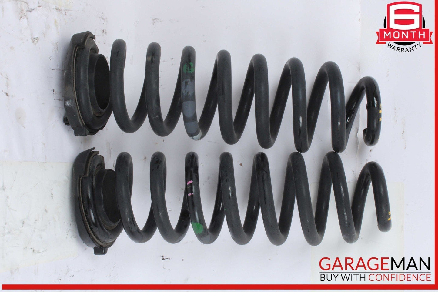 15-20 Mercedes W205 C300 Rear Right & Left Shock Absorber Coil Spring Set of 2