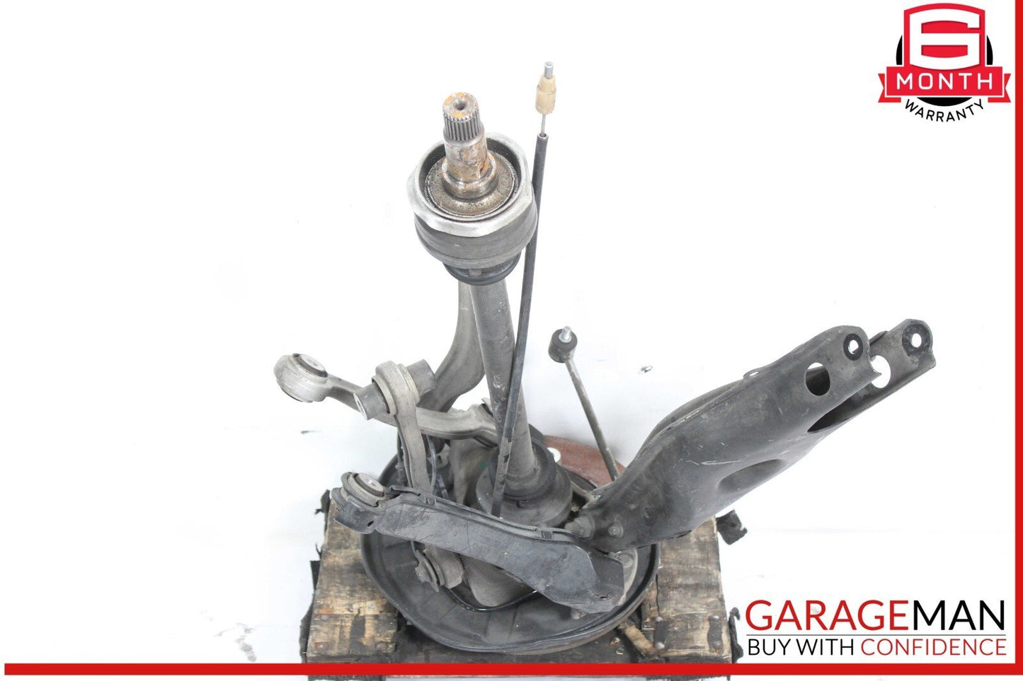 10-16 Mercedes W212 E350 Rear Left  Spindle Knuckle Hub Bearing CV Shaft Assy