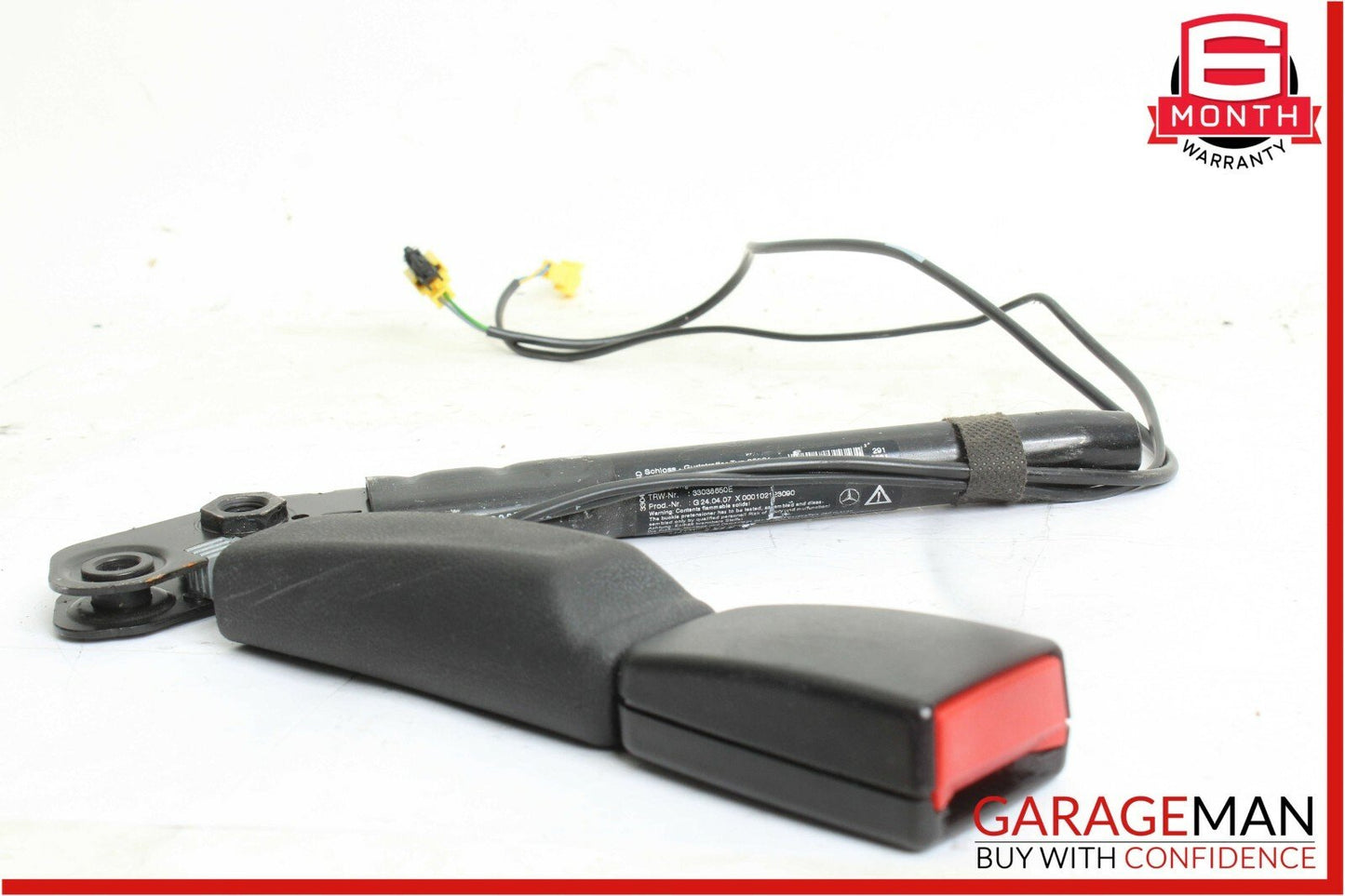 07-13 Mercedes CL550 S550 Front Right Seat Belt Seatbelt Buckle Tensioner Black