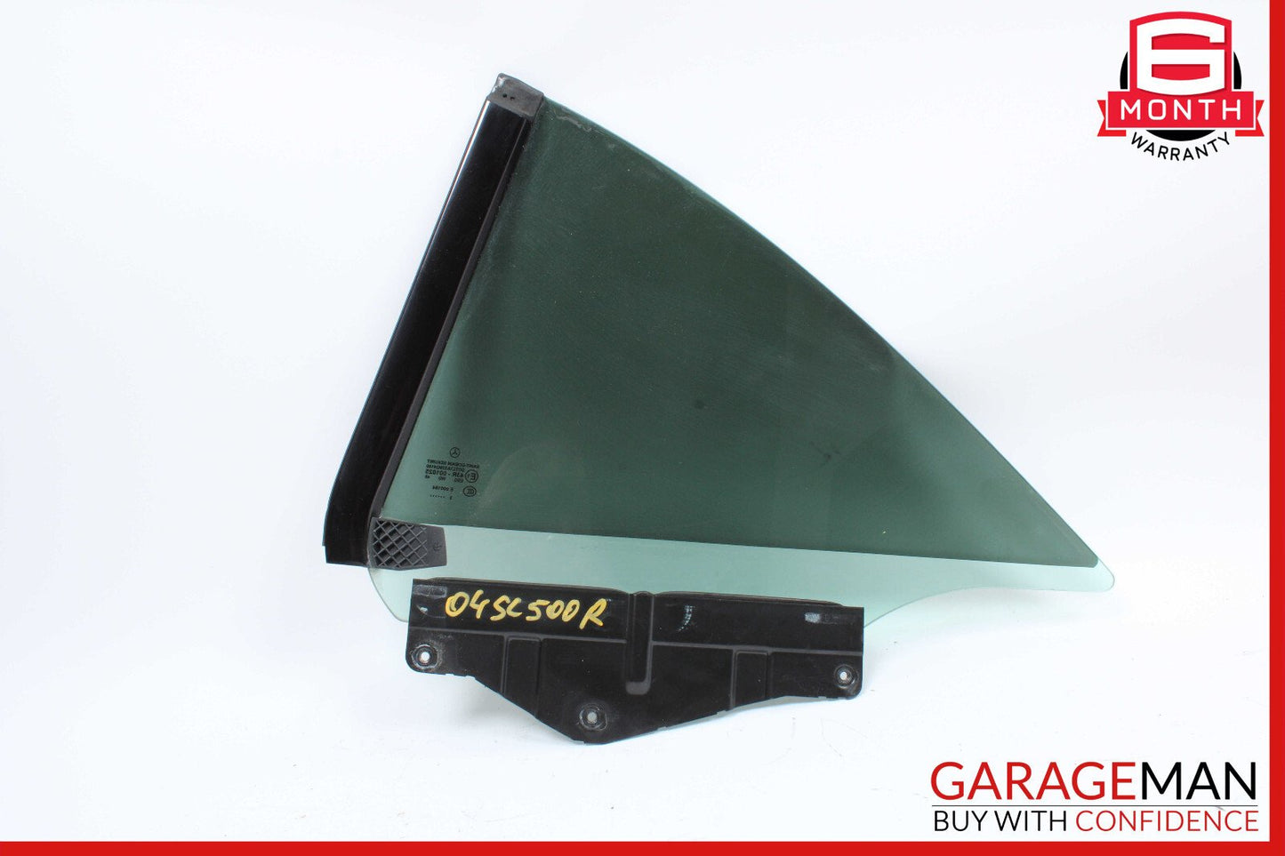 03-12 Mercedes R230 SL500 SL550 Rear Right Side Quarter Window Glass OEM