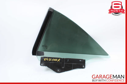 03-12 Mercedes R230 SL500 SL550 Rear Right Side Quarter Window Glass OEM